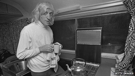 Jimmy Savile, photographed in 1969.