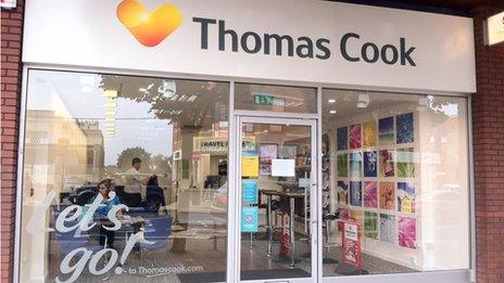 Thomas Cook shop front