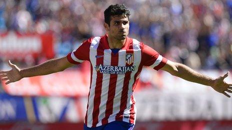 Atletico Madrid forward Diego Costa