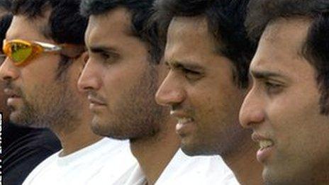 Sachin Tendulkar, Sourav Ganguly, Rahul Dravid and VVS Laxman