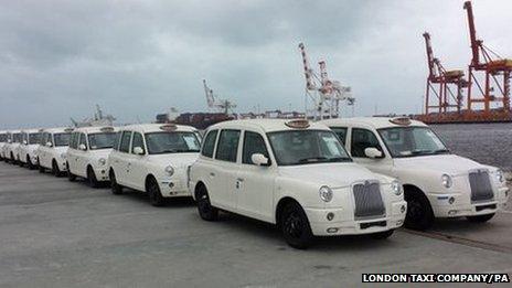 White taxis