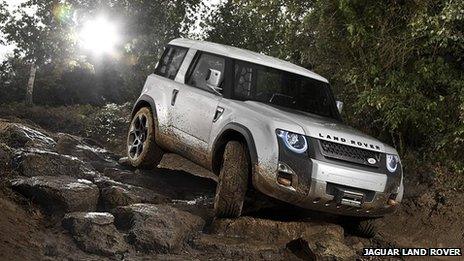 Land Rover DC100 concept car