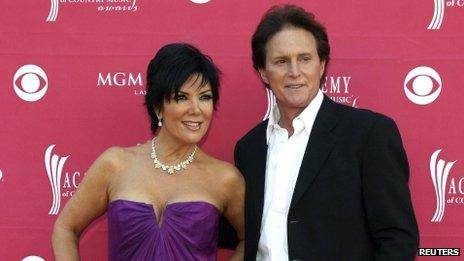 Kris and Bruce Jenner