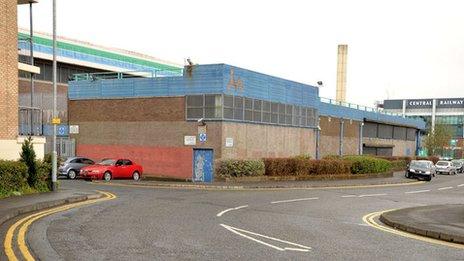 The former Maysfield Leisure Centre in Belfast