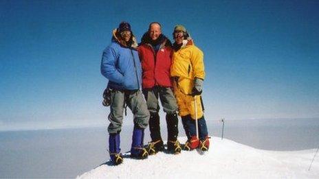 Mount McKinley summit, North America. July 2004