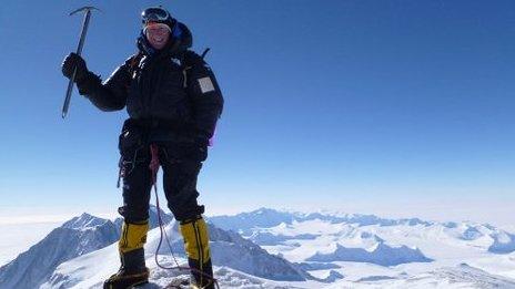 Vinson summit, Antarctica. December 2010