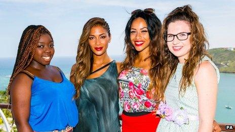 Nicole and the X Factor girls