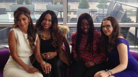 Nicole and the X Factor girls