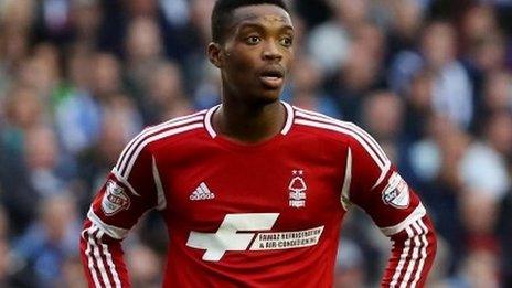 Nathaniel Chalobah in action for Nottingham Forest