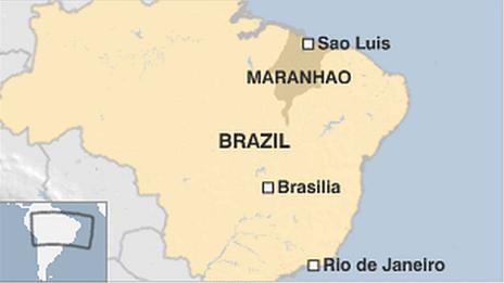 Map of Brazil