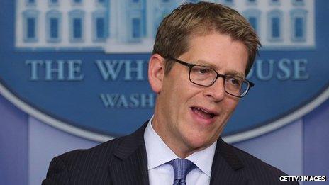 Jay Carney. 11 Oct 2013