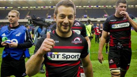 Edinburgh captain Greig Laidlaw