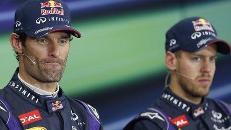 Webber and Vettel