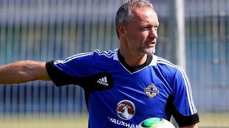 NI goalkeeping coach Maik Taylor