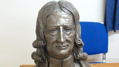 John Wesley bust