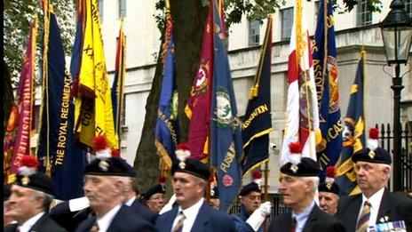 Fusiliers protest