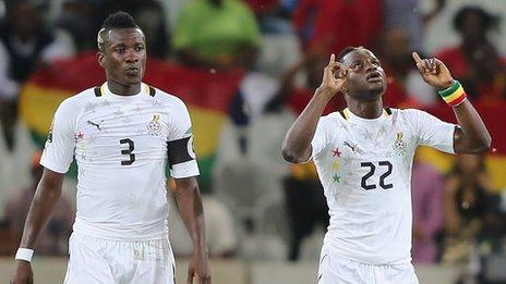 Ghana celebrate