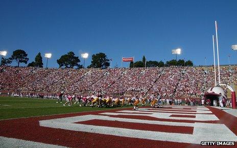 Stanford Stadium in 2004