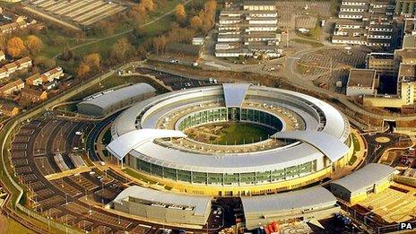 GCHQ building in Cheltenham