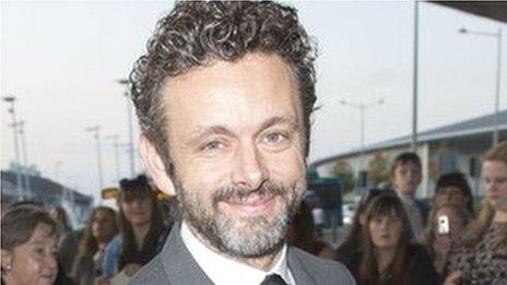 Michael Sheen arrives at the Bafta Cymru ceremony