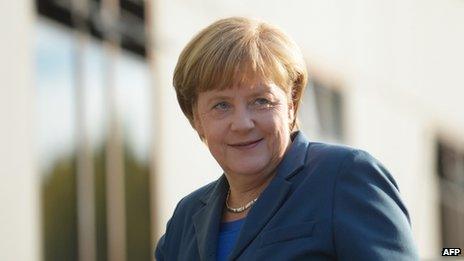 German Chancellor Angela Merkel in Berlin on 14 October 2013