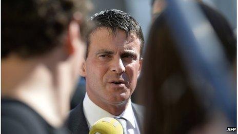 French Interior Minister Manuel Valls (18 Oct 2013)