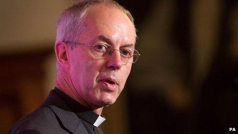 Archbishop of Canterbury, the Most Reverend Justin Welby