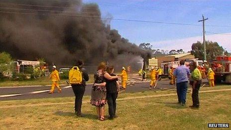 House burns in Lithgow. 17 Oct 2013