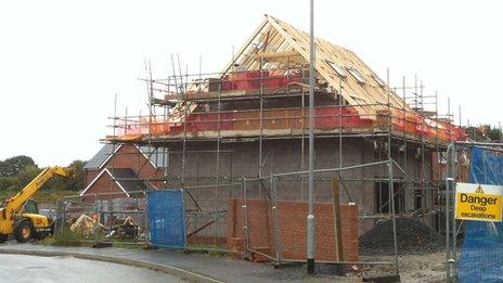 New home being built on Anglesey