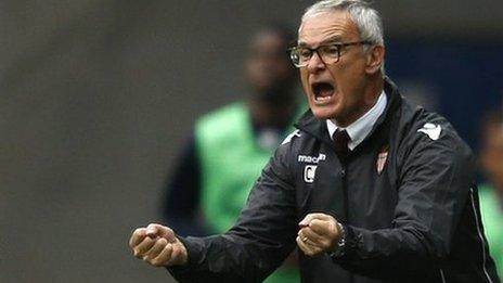 Monaco coach Claudio Ranieri