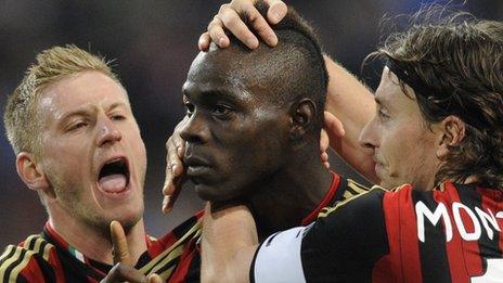 AC Milan's Mario Balotelli