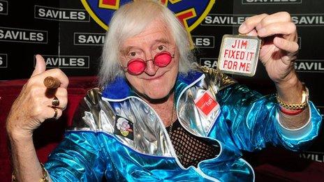 Jimmy Savile. File photo dated 18/05/09