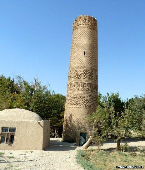 The minaret of Zadian, Dawlatabad district