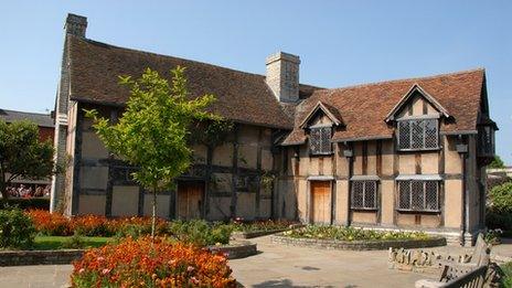 William Shakespeare's birthplace in Henley Street, Stratford-upon-Avon