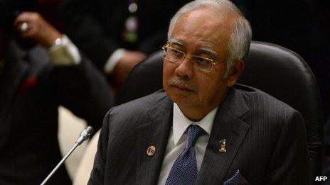 File photo: Najib Razak