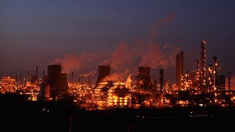 Grangemouth oil refinery