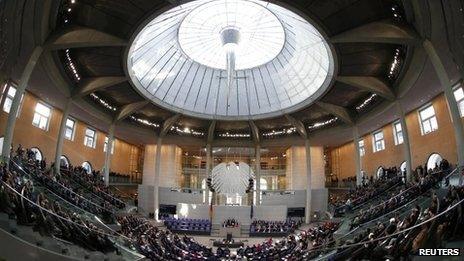 Germany's lower house of parliament meets