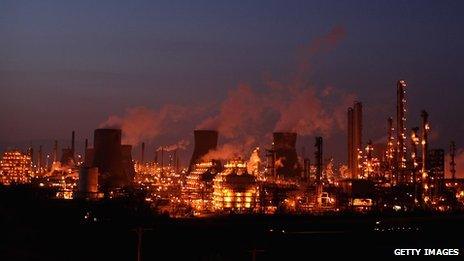 Grangemouth oil refinery