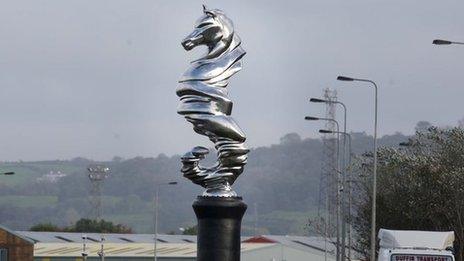 Seahorse Statue