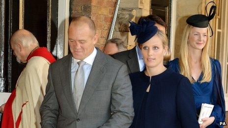 Mike and Zara Tindall