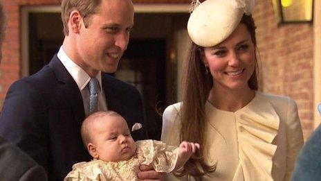 duke and duchess with the prince