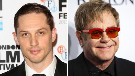 Tom Hardy and Elton John