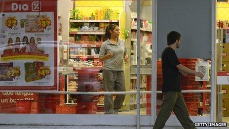 Supermarket in Buenos Aires