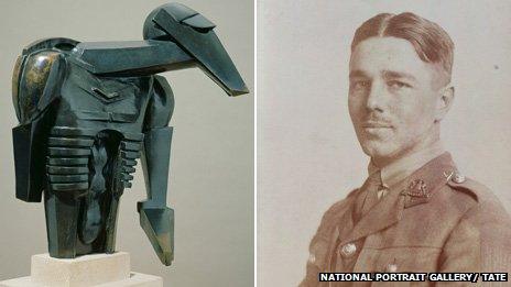 Torso in Metal by Sir Jacob Epstein and Wilfred Owen by John Gunston, 1916