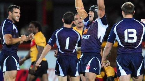 France players celebrate