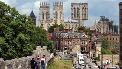 York and city walls