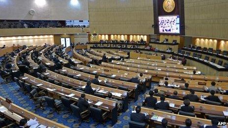 File photo: Parliament in Thailand