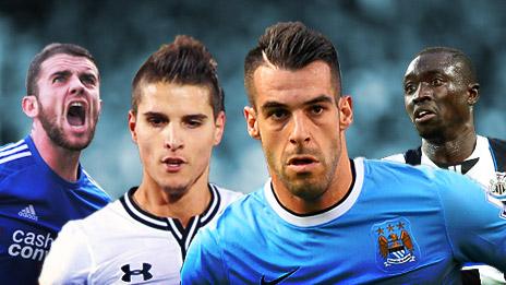 Robbie Brady, Erik Lamela, Alvaro Negredo, Papiss Cisse