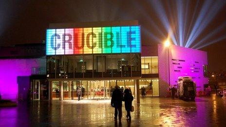 Crucible Theatre on the opening night in February 2010