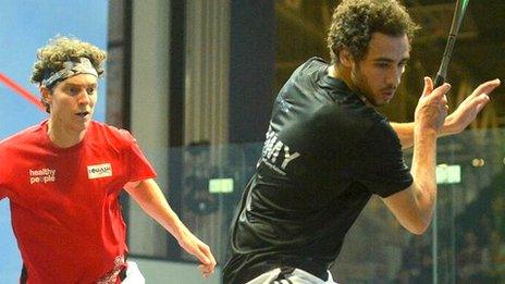 Cameron Pilley and Ramy Ashour